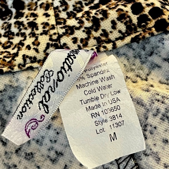 Women's Snakeskin Animal Print Blazer Jacket Open Front Lightweight, Sz M - Picture 3 of 9